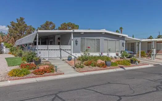 1968 24x57 2 bedroom 2 bathroom mobile home For Sale in Paradise Trails Gated Family Mobile Home Park - 2485 W. Wigwam Ave. Las Vegas, NV 89123 abcmobilehomes.com (702) 641-4444