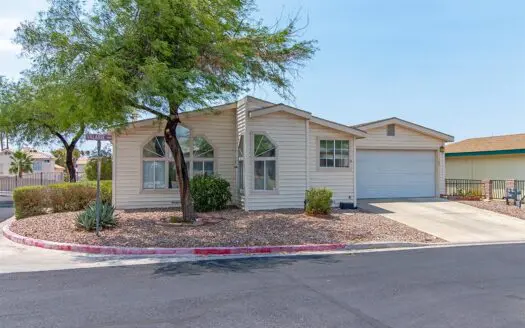 1991 Baron Del Mar 28x63 2 bedroom 2 bathroom mobile home For Sale in Mountain View 55+ Gated Mobile Home Community - 101 Valarie Way Henderson, NV 89074 abcmobilehomes.com (702) 641-4444