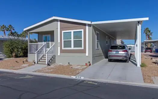 2023 24x52 3 bedroom 2 bath mobile home For Sale Tropicana Palms Mobile Home Park 6420 E. Tropicana Ave Las Vegas NV 89122 abcmobilehomes (702) 641-4444