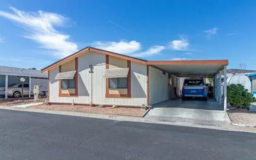 1989 Home Systems 24x44 3 bedroom 2 bathroom mobile home for sale in Country Club Village 55+ Mobile Home Park - 400 Mona Lane Henderson, NV 89015 abcmobilehomes.com (702) 641-4444