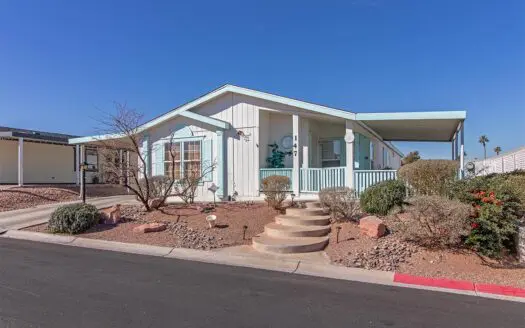 1997 Fleetwood 27x64 2 bedroom 2 bathroom mobile home for sale in Mountain View 55+ Mobile Home Community 147 Le Arta Dr Henderson NV 89074 abcmobilehomes.com (702) 641-4444