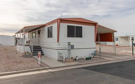 14x69 2 bedroom 2 bathroom Las Vegas mobile home for sale in El Dorado Estates all-ages Mobile Home Park 4525 W. Twain Ave. Las Vegas, NV 89103. (702) 641-4444 abcmobilehomes.com