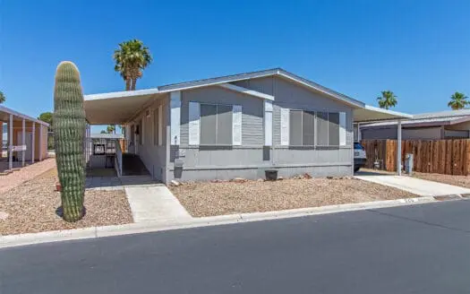 Explore affordable manufactured homes for sale in Tropicana Palms Las Vegas, a gated 55+ community with resort-style amenities and active living. ABC Mobile Homes