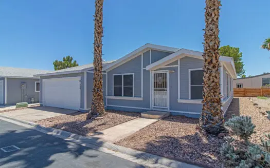 1992 24x52 2 bedroom 2 bath + den and 2-car garage mobile home For Sale in Tropicana Palms 55+ Gated Mobile Home Community - 6420 E. Tropicana Ave. Las Vegas, NV 89122 (702) 641-4444 abcmobilehomes.com