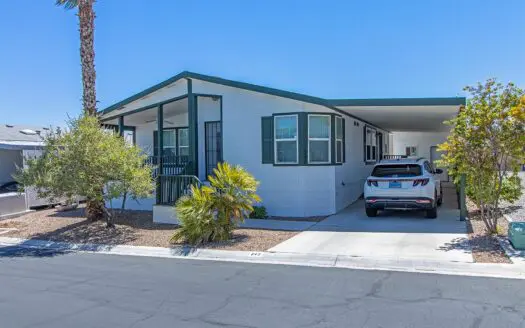 2004 Cavco 31x49 2 bedroom 2 bathroom mobile home for sale Flamingo West 55+ gated mobile home park 8122 W. Flamingo Rd. Las Vegas, NV 89147 ABC Mobile Homes