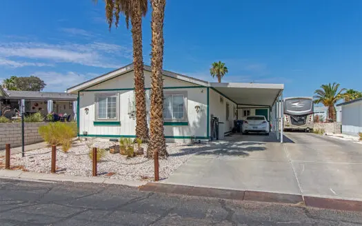 1996 Hallmark 24x56 3-bedroom 2 bath mobile home For Sale in Mountain View 55+ Gated Community - 205 Trojan Way Henderson, NV 89074 ABC Mobile Homes