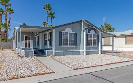 24x49 2 bedroom 2 bath plus den Paradise Trails All-Ages Gated Mobile Home Park 2485 W. Wigwam Ave. Las Vegas NV 89123 ABC Mobile Homes