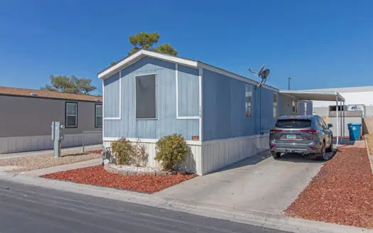 2001 14x66 2 bedroom 2 bathroom mobile home for sale in Carefree Country All-Ages Mobile Home Park 3325 N. Nellis Blvd. Las Vegas, NV 89115. ABC Mobile Homes