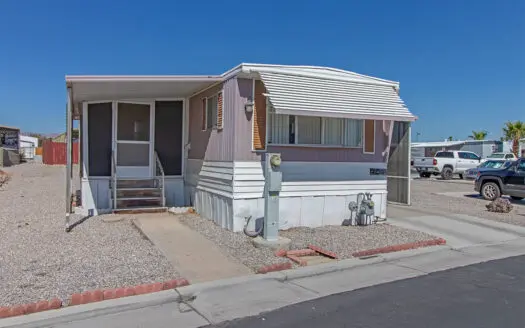 12x56 1 bedroom 1 bathroom mobile home for sale in Eldorado Estates Gated All-Ages Mobile Home Park 4525 W. Twain Ave. Las Vegas, NV 89103 ABC Mobile Homes