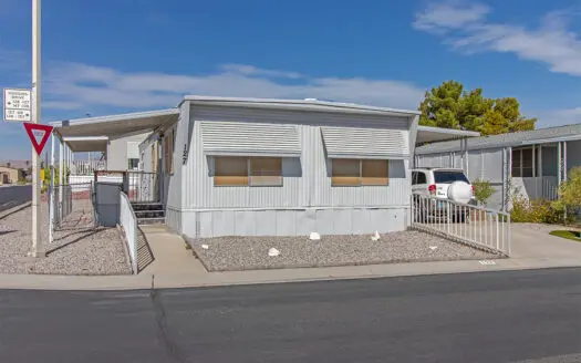 20x43 2 bedroom 2 bathroom mobile home for sale in the Las Vegas Jaycee's Senior Community - 5805 W. Harmon Ave. Las Vegas, NV 89103 ABC Mobile Homes