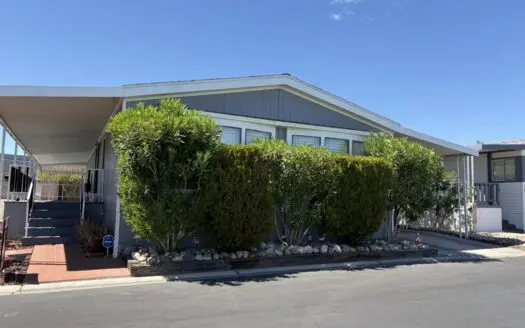 24x56 2-bedroom 2-bathroom mobile home for sale in Flamingo West 55+ Gated Mobile Home Community - 8122 W. Flamingo Rd. Las Vegas, NV 89147. ABC Mobile Homes