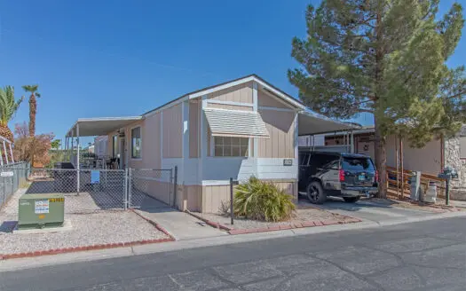 14x66 2 bedroom 2 bathroom mobile home for sale in Cabana 55+ Mobile Home Park 5303 E. Twain Ave. #154, Las Vegas, NV 89122 ABC Mobile Homes