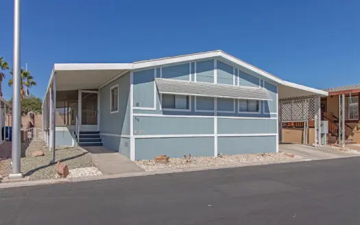 Fully refurbished 24x60 3 Bedroom 2 bathroom mobile home For Sale in Flamingo West 55+ Gated Manufactured Home Community - 8122 W. Flamingo Rd. Las Vegas, NV 89147. ABC Mobile Homes
