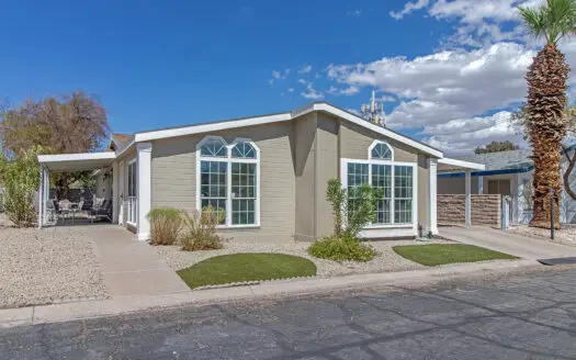28x64 2-bedroom 2-bath plus den. mobile home for sale - Mountain view 55+ Gated Manufactured Home Community - 213 Codyerin Dr. Henderson, NV 89074. ABC Mobile Homes