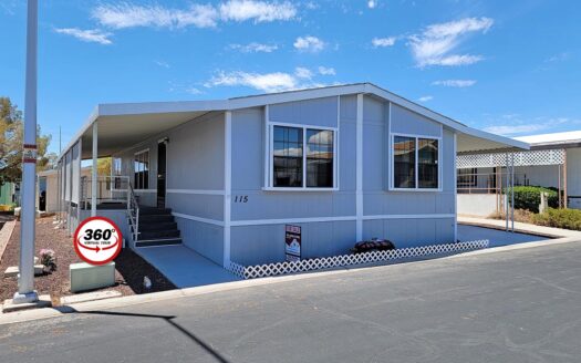 Mint condition 1988 Champion 24x52 double-wide manufactured home For Sale in Flamingo West 55+ Mobile Home Park 8122 W. Flamingo Rd. Las Vegas, NV 89147 abcmobilehomes.com (702) 641-4444