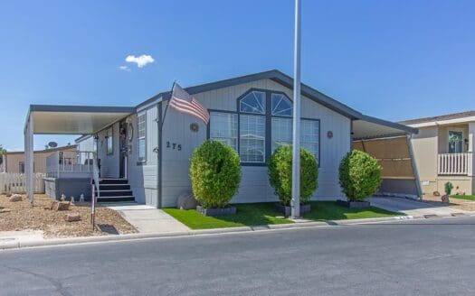 24X56 Fleetwood 2 bedroom 2 bathroom mobile home For Sale Tropicana Palms Mobile Home Park - 6420 E. Tropicana Ave Las Vegas NV 89122 abcmobilehomes.com (702) 641-4444