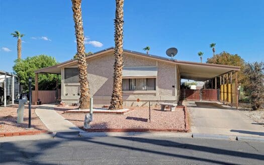 1981 Butterfield Homes 28x62 2 bedroom 2 bath mobile home For Sale in Cabana 55+ Mobile Mome Park - 5303 E. Twain Ave Las Vegas NV 89122 abcmobilehomes.com (702) 641-4444