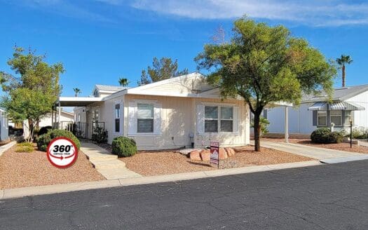 1996 Golden West 24x57 manufactured home For Sale in Mountain View 55+ Gated Mobile Home Community - 156 Vance Ct henderson nv 89074 abcmobilehomes.com (702) 641-4444