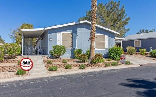 1997 Golden West 25x60 3 bedroom 2 bathroom mobile home For Sale in Mountain View 55+ Gated Mobile Home Community - 160 Vance Ct., Henderson, NV 89074 abcmobilehomes.com (702) 641-4444